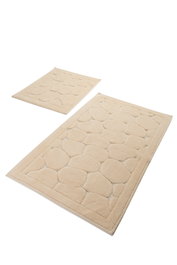 Mijölnir Juego de Alfombrillas de Baño Parma - Beige